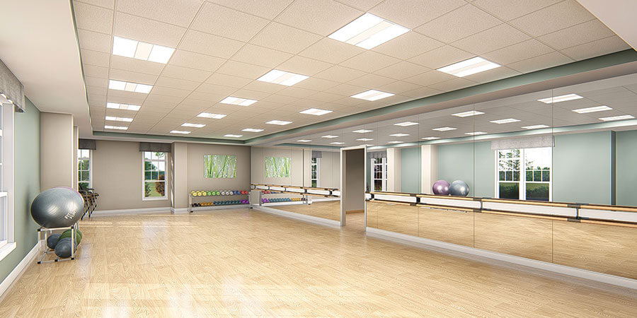 Dance room rendering